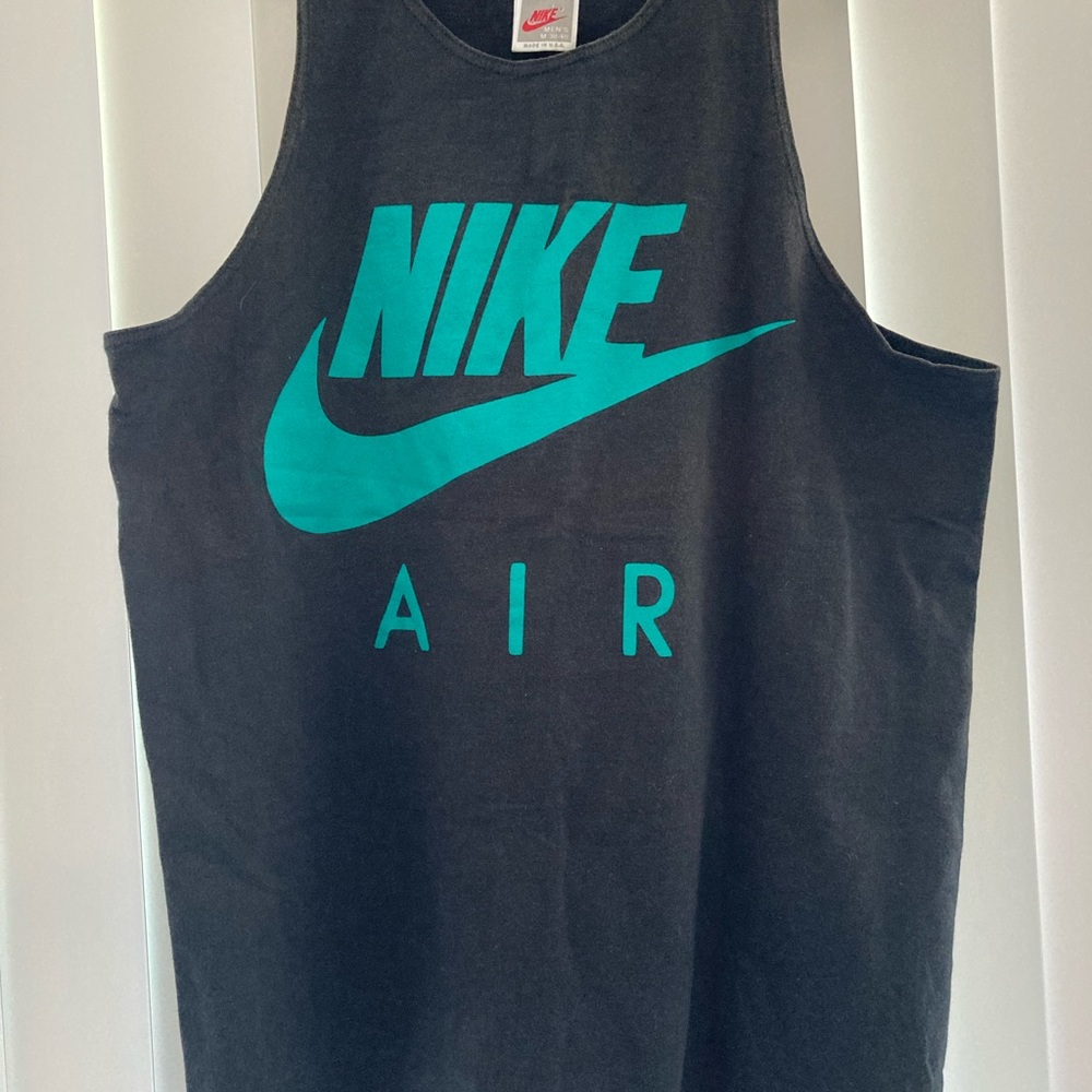 Nike Air Tank Top Black/Teal Sz- Medium